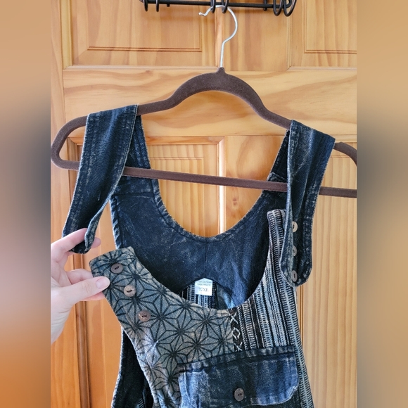 Handmade Patchwork Cotton Dress (Women's L/XL) - Picture 3 of 14